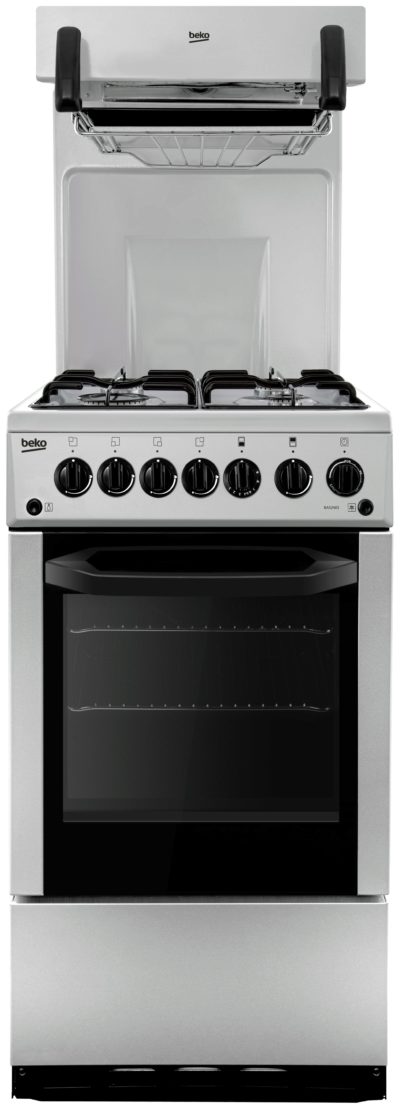 Beko - BA52NES - Gas Cooker - Silver
